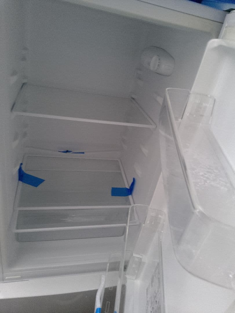 2ドア 157L maxzen JR160ML01WH 冷蔵庫ホワイト 157L