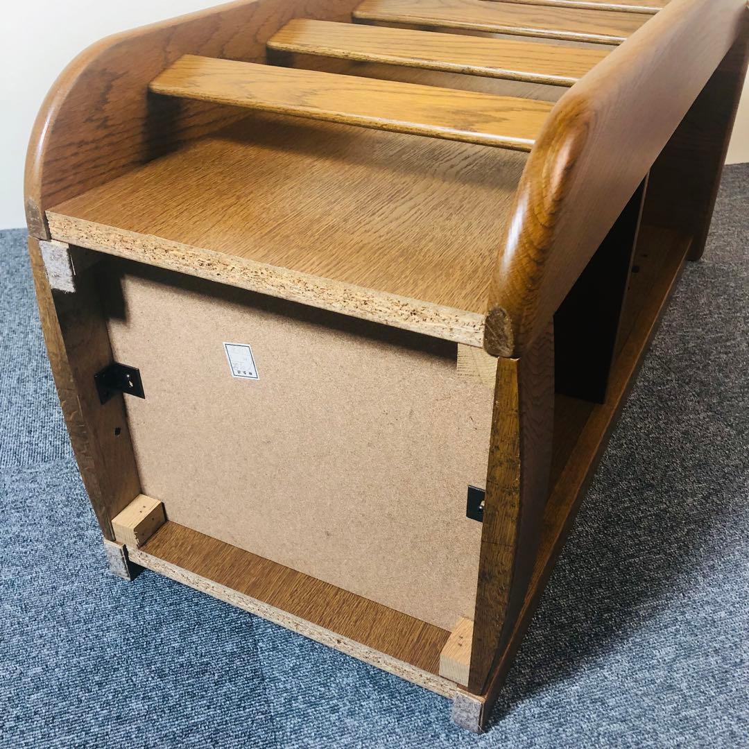 浜本工芸 シューズラック スリッパラック 木製 棚 花台 電話台 収納棚