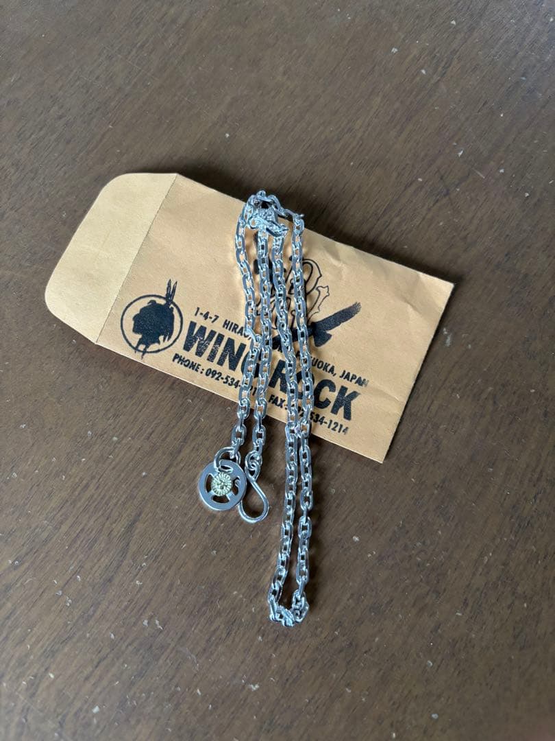 新品未使用‼️ WING ROCK K18付きホイールフックチェーン細角！