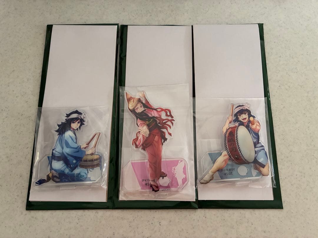 鬼滅の刃 阿波踊り アクリルスタンド 冨岡義勇 竈門禰豆子 嘴平伊之助