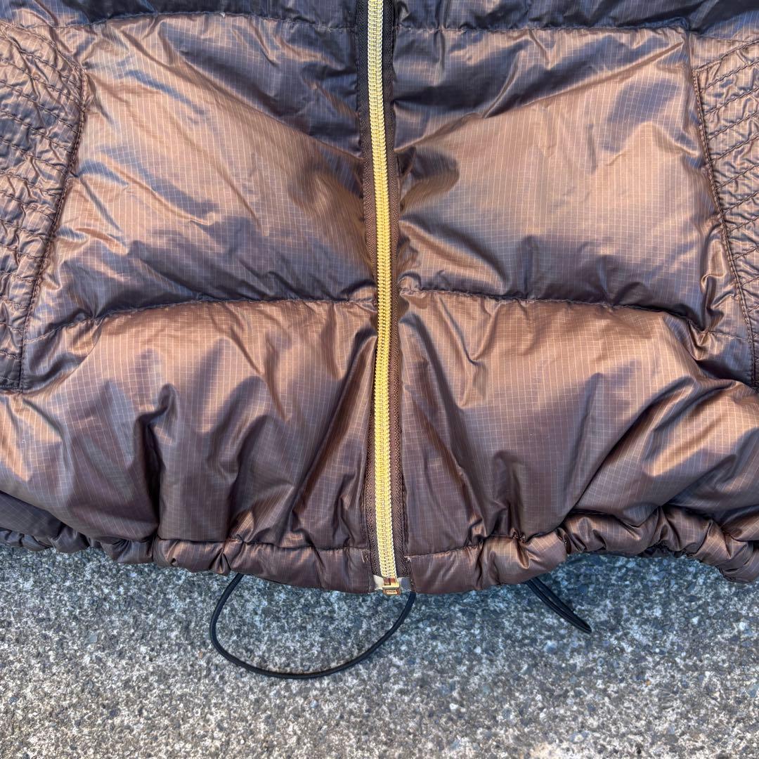 Marmot brown ダウンジャケット ダウンパーカー tech