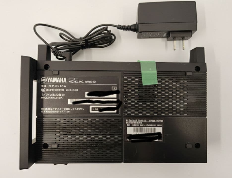 YAMAHA NVR510 有線LANルーター 本体