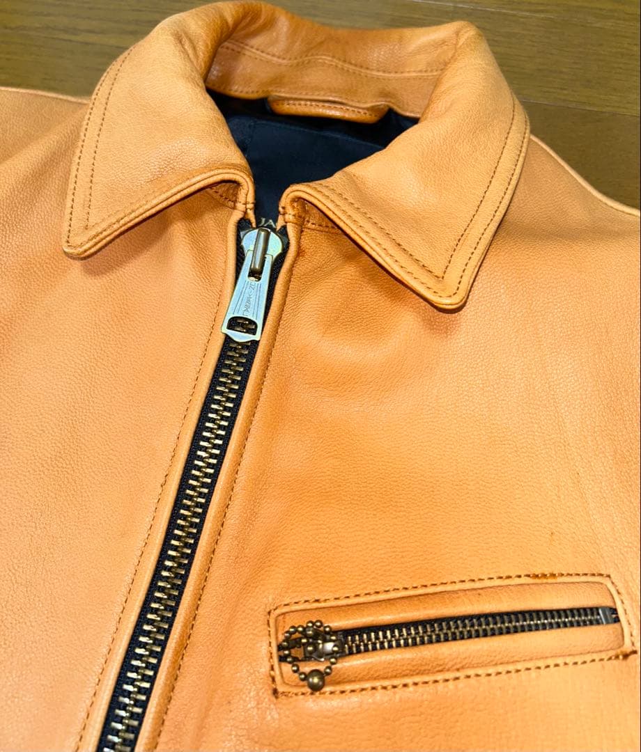 JACK ROSE ジャックローズ　シングルライダースジャケット　山羊革