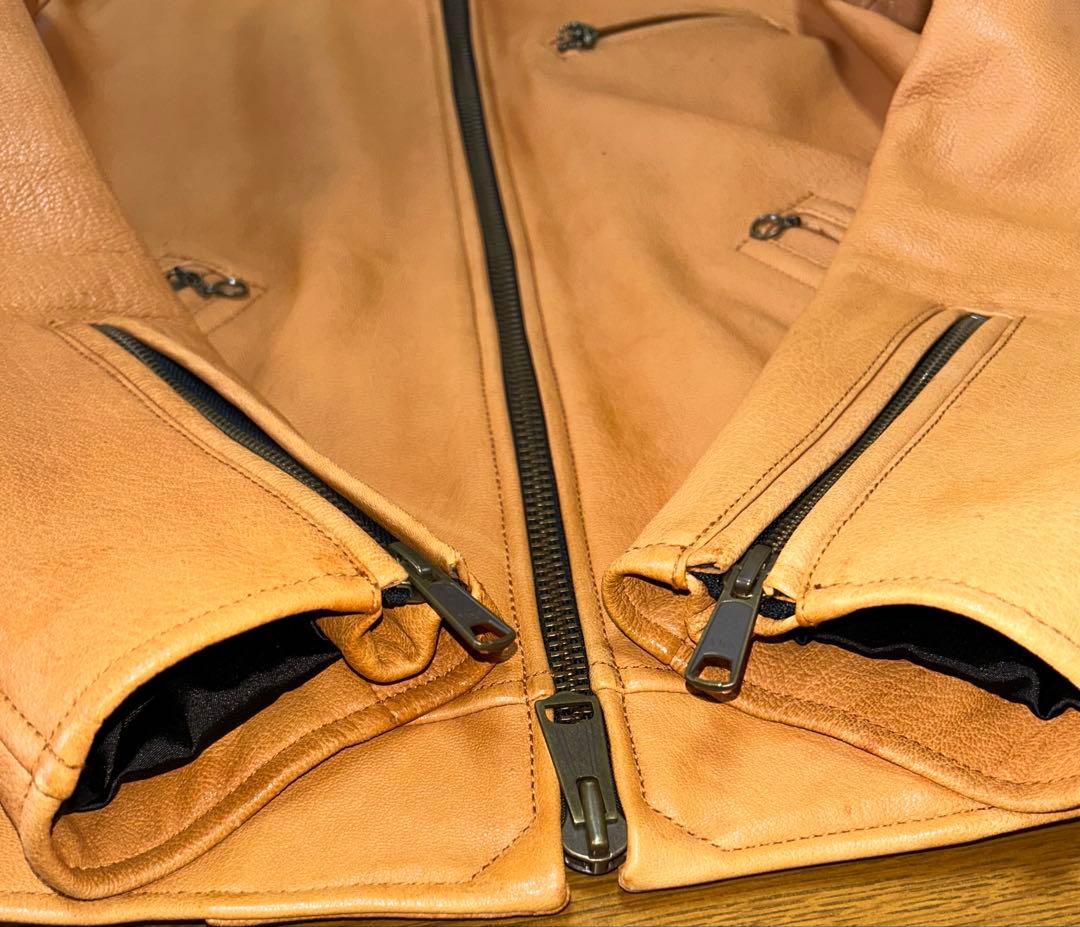 JACK ROSE ジャックローズ　シングルライダースジャケット　山羊革