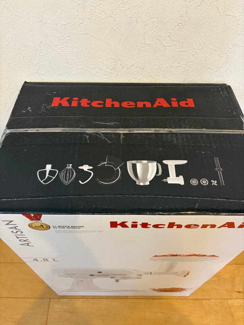 【新品・未使用】　 キッチンエイド　スタンドミキサー　4.8L　（白）