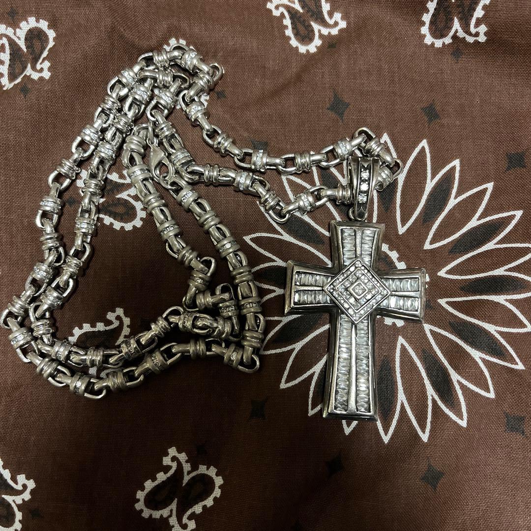 b-boy ネックレス シルバー925 アヴァランチ似 ジルコニア