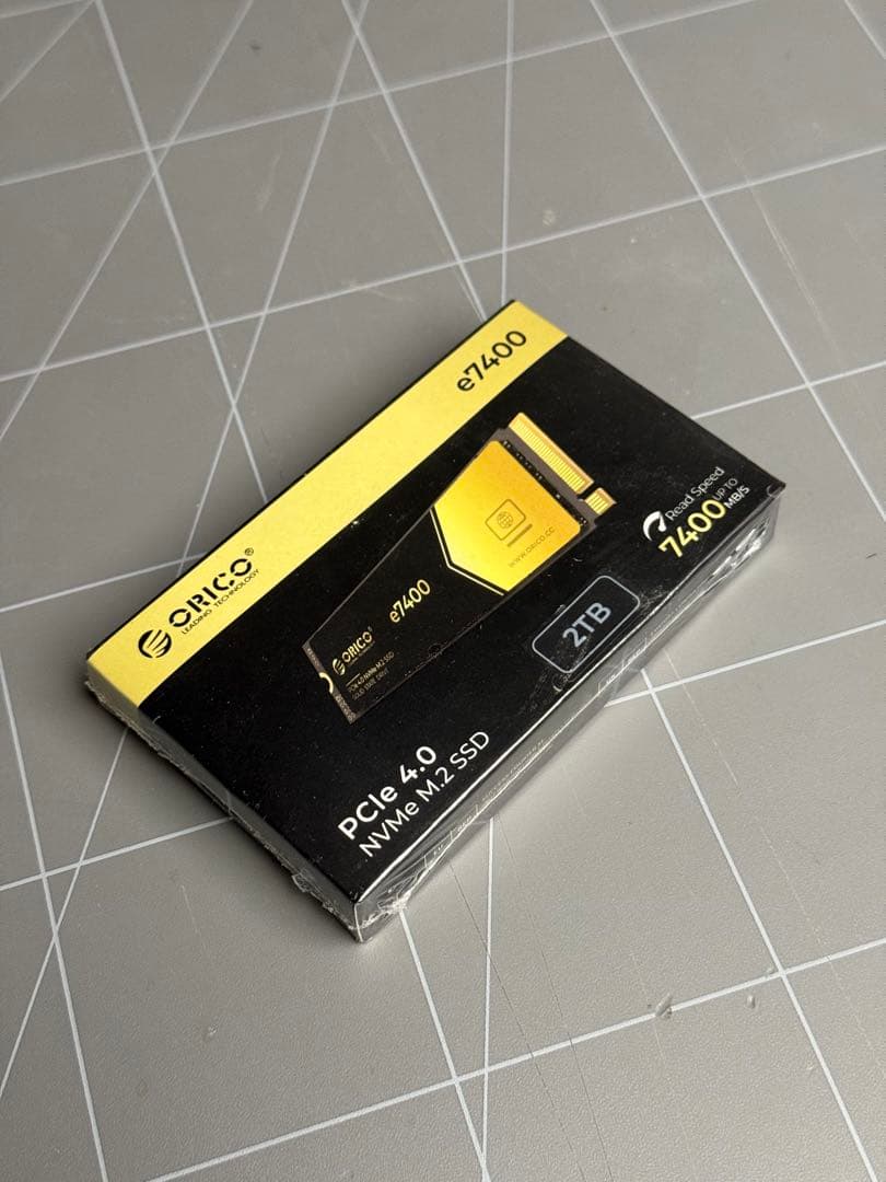 ORICO E7400 2TB 内蔵SSD M.2 NVMe Gen4x4 新品