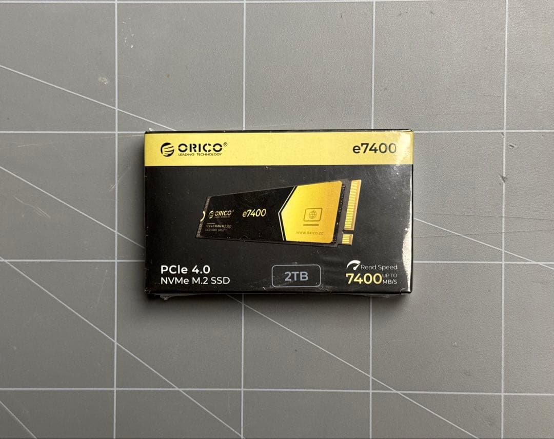 ORICO E7400 2TB 内蔵SSD M.2 NVMe Gen4x4 新品