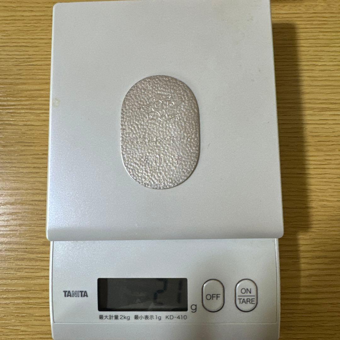 佐川急便　純銀　小判 21g