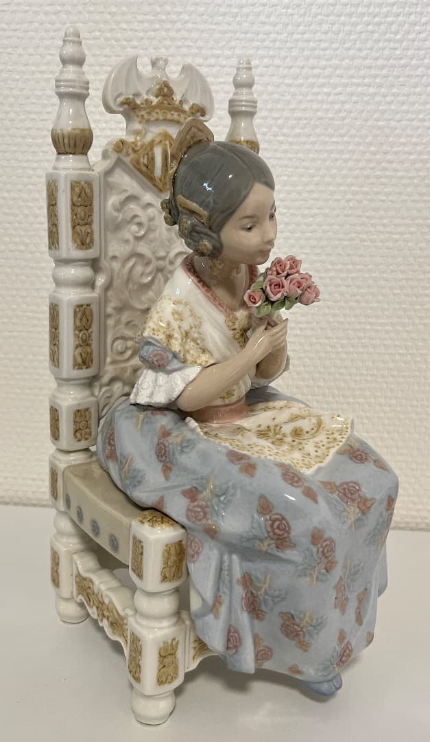 【美品】LLADROリヤドロ『バレンシアの少女』1396