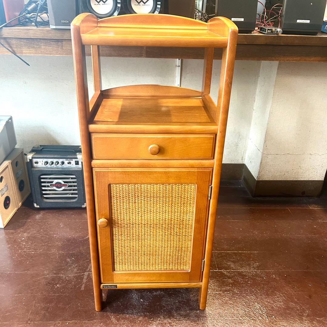 【オールドカリモク 】コロニアルシリーズ 木製キャビネット karimoku