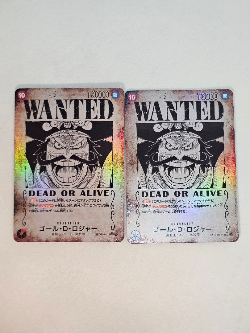 ワンピース カードゲーム 受け継がれる意志 SP ゴール・D・ロジャー 手配書