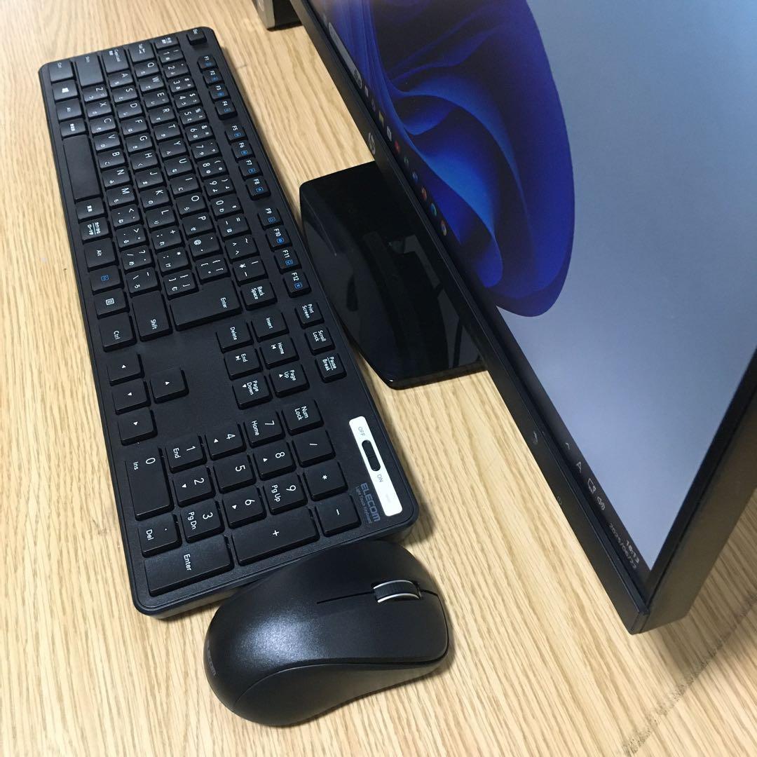HP Win11 デスクトップ 快速i3 8G 快適SSD 23.8'モニター