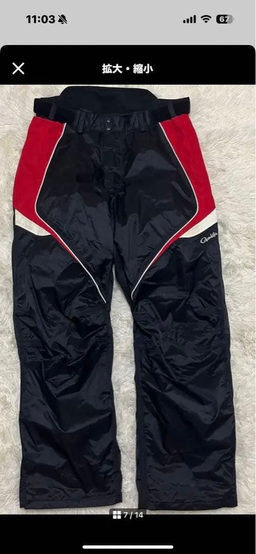 Gamakatsu ガマカツ　ウインドアップレインスーツ　セットアップ　美品