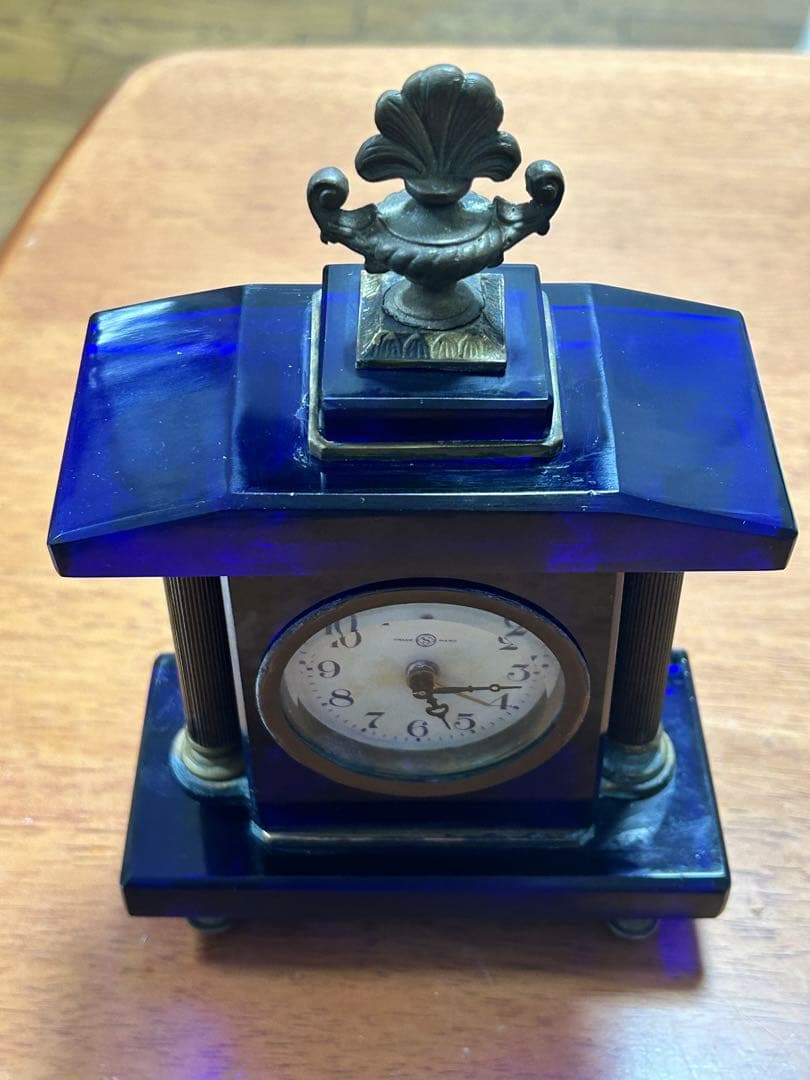 精工舎 硝子宮型アンティーク置時計