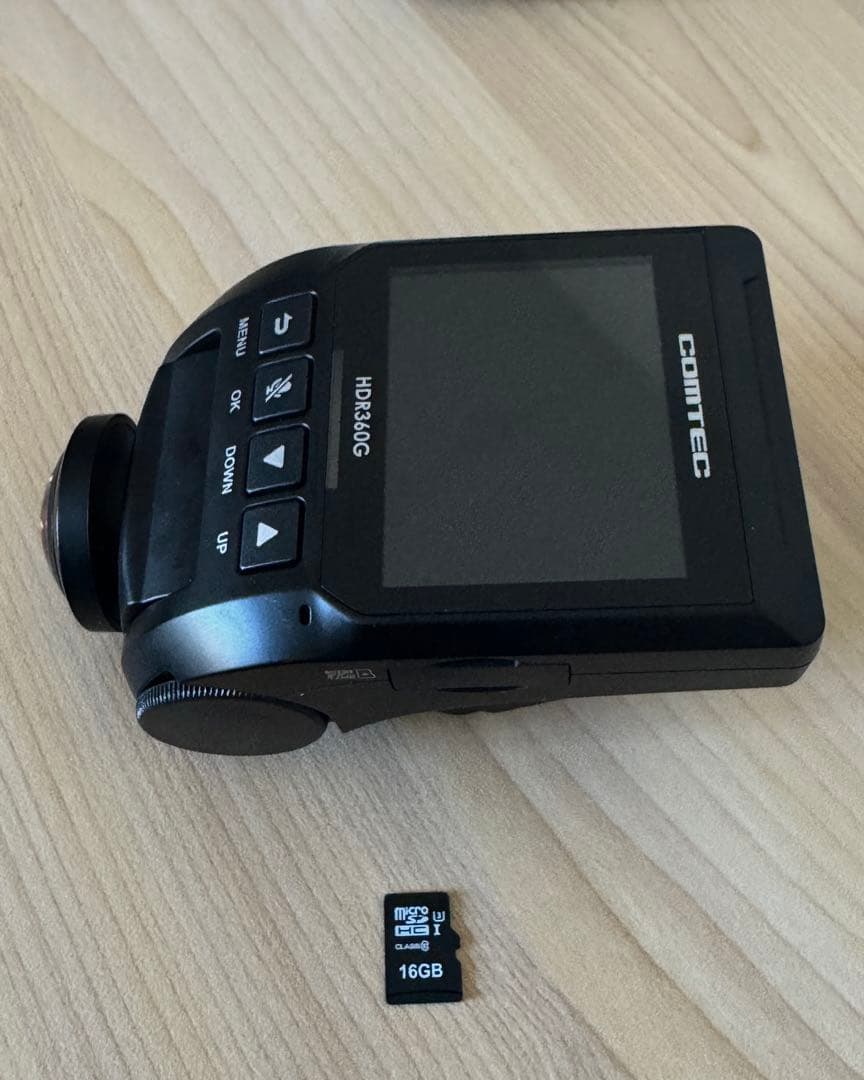 COMTEC HDR360G ドライブレコーダー　360° 全方向