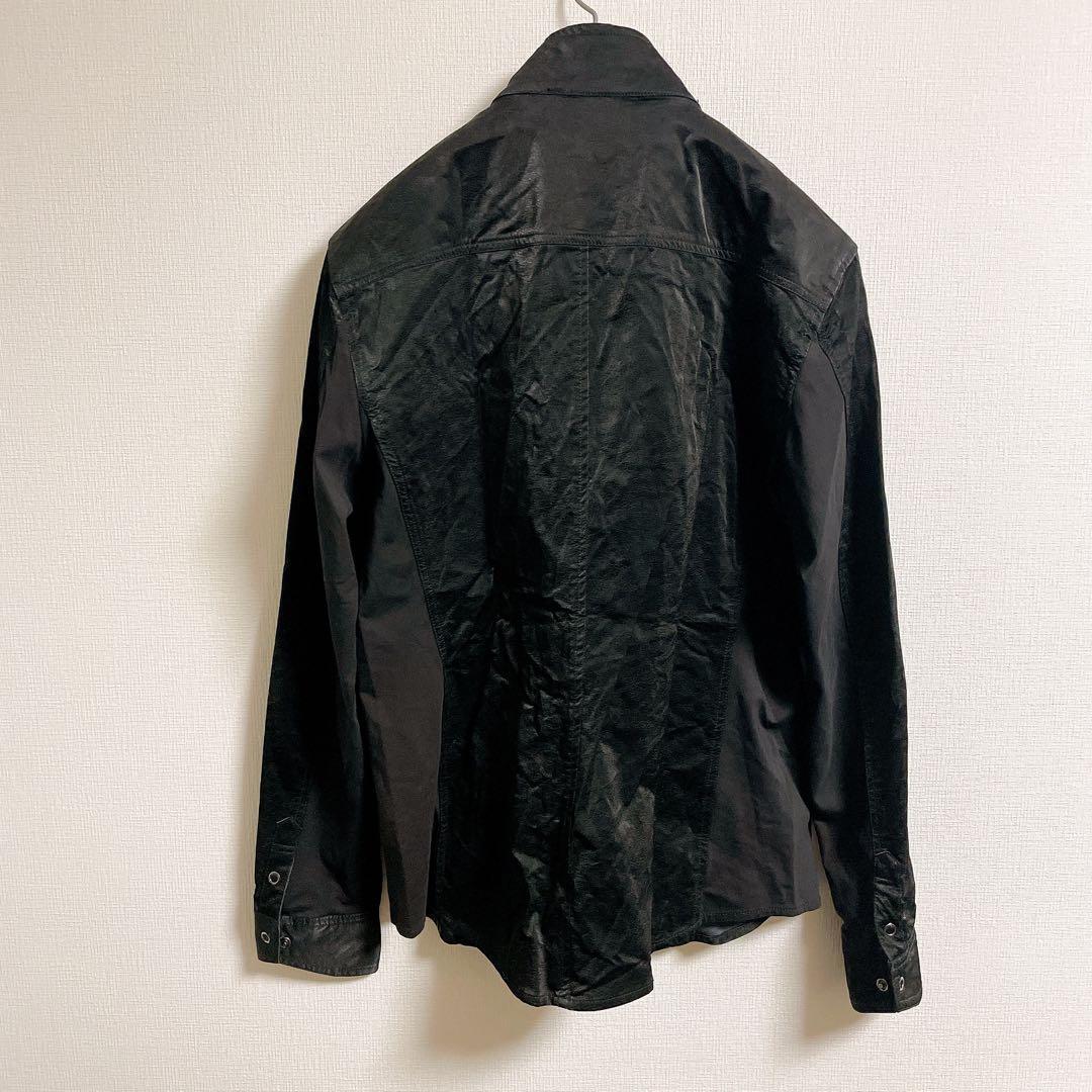 buffalo bobs コーティング　フェイクレザー　 シングル　ライダース