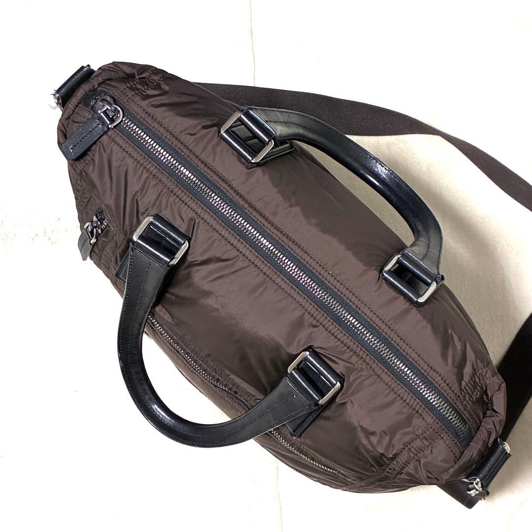 超美品　トッズ　トートバッグ　ショルダーバッグ　ビジネス　ユニセックス　ブラウン