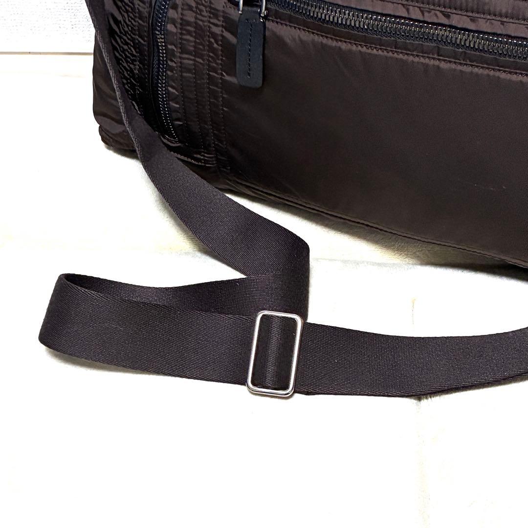 超美品　トッズ　トートバッグ　ショルダーバッグ　ビジネス　ユニセックス　ブラウン