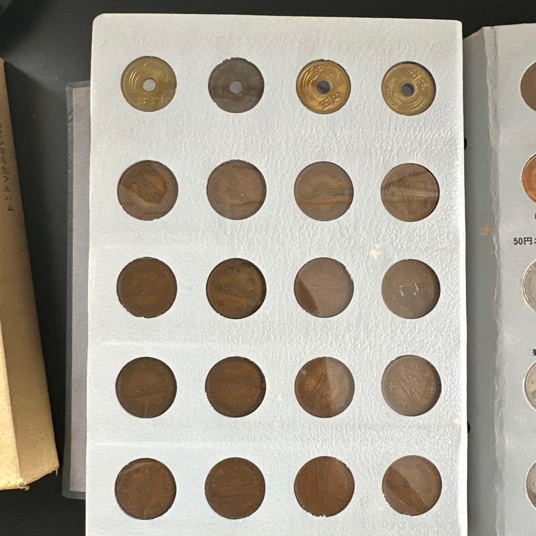【レア】日本 旧貨幣セット、現行年号別アルバム　※1枚抜け有り！