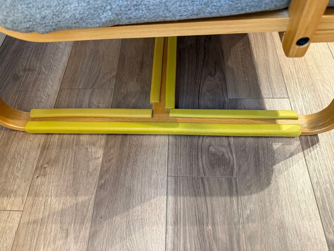 無印良品　リビングでもダイニングでもつかえるソファチェア・オーク材　2人掛け