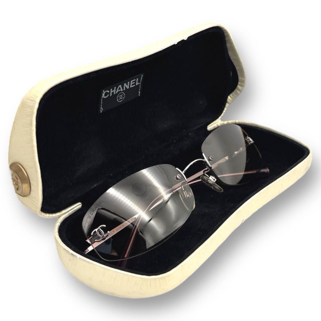 CHANEL rimless sunglasses リムレス サングラス 付属品