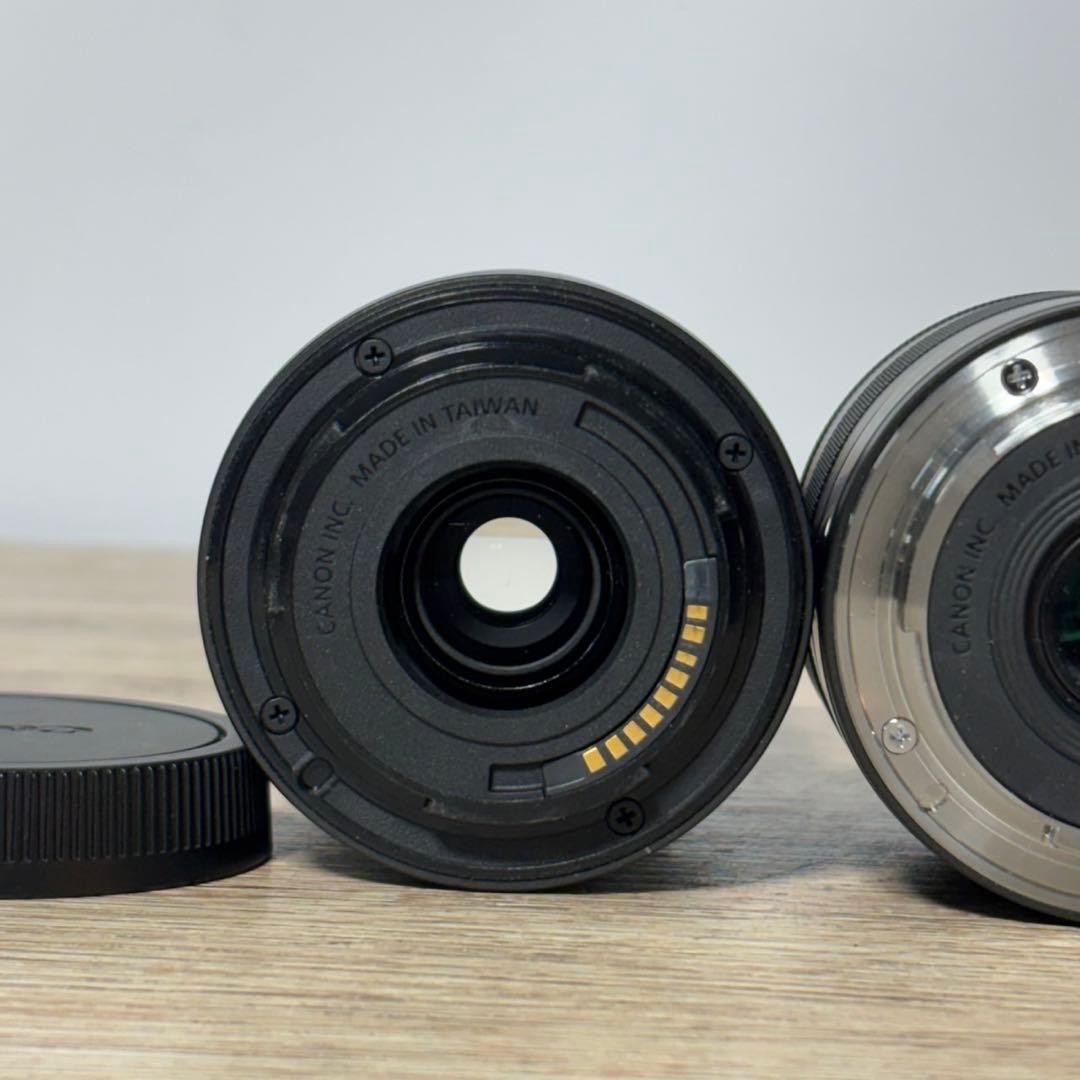 Canon EOS M2 ミラーレスカメラ レンズ×2 18-55mm B10