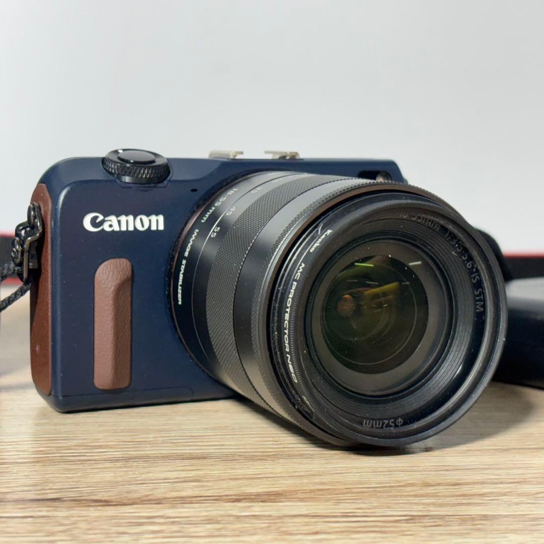 Canon EOS M2 ミラーレスカメラ レンズ×2 18-55mm B10