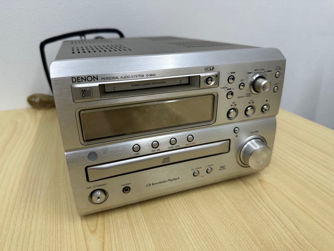 DENON D-MA33 CD/MDシステムコンポミニコンポ　動作確認済み