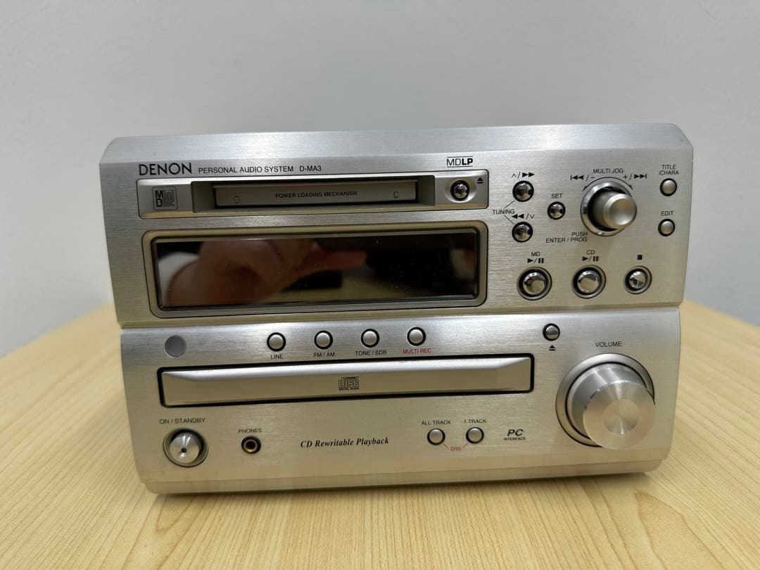 DENON D-MA33 CD/MDシステムコンポミニコンポ　動作確認済み