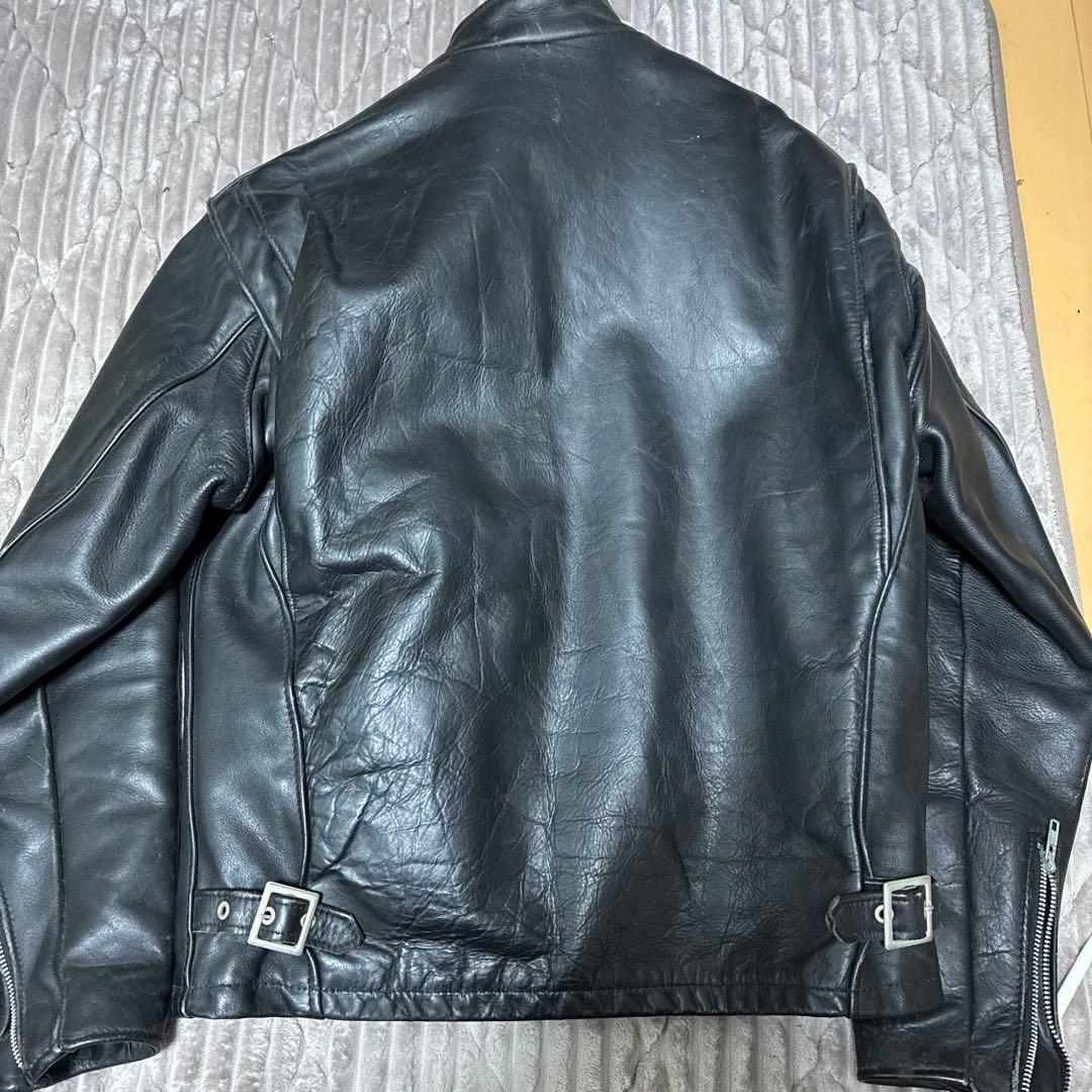 90年代 Schott USA製のシングルライダース系レザージャケット