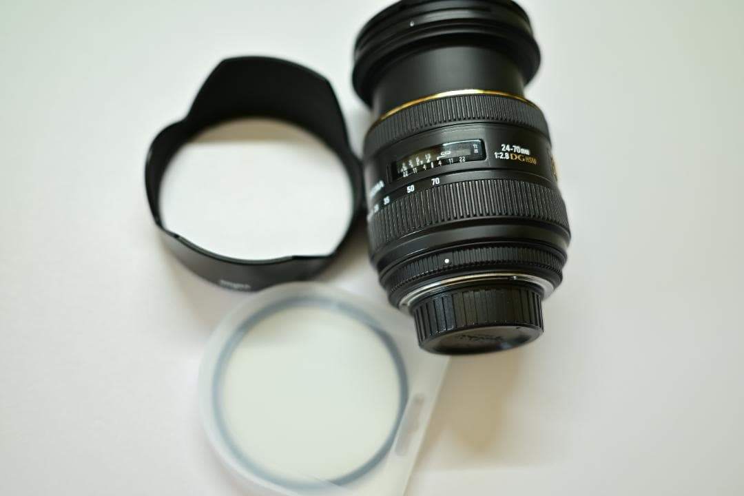 美品sigma 24-70mm 1:2.8 DG HSM EX (ニコン用)