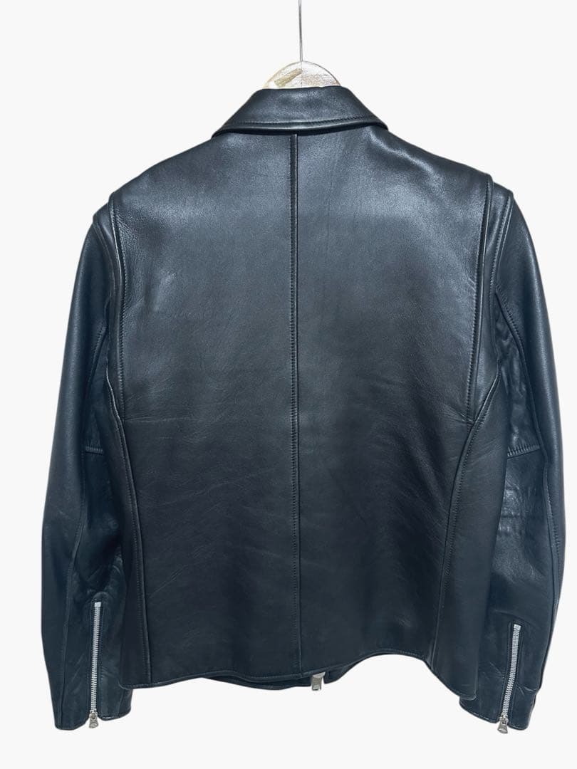 schott nano universe別注　シングルライダースジャケット