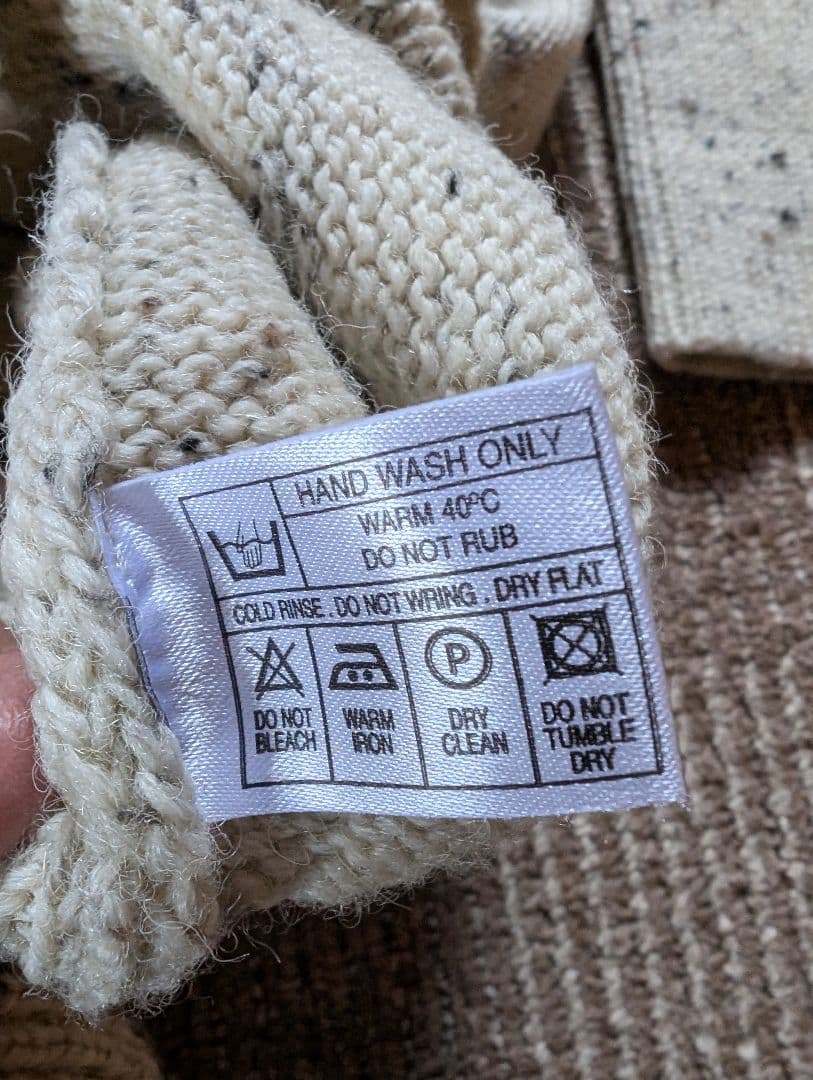 EVISU エヴィス　ウールセーター　サイズ38