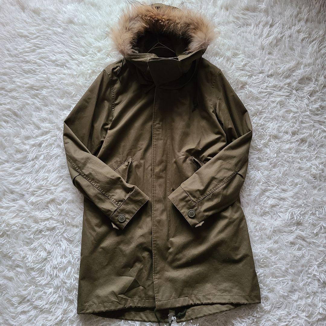 JOURNAL STANDARD ライナー付 モッズコート ファー ロング M