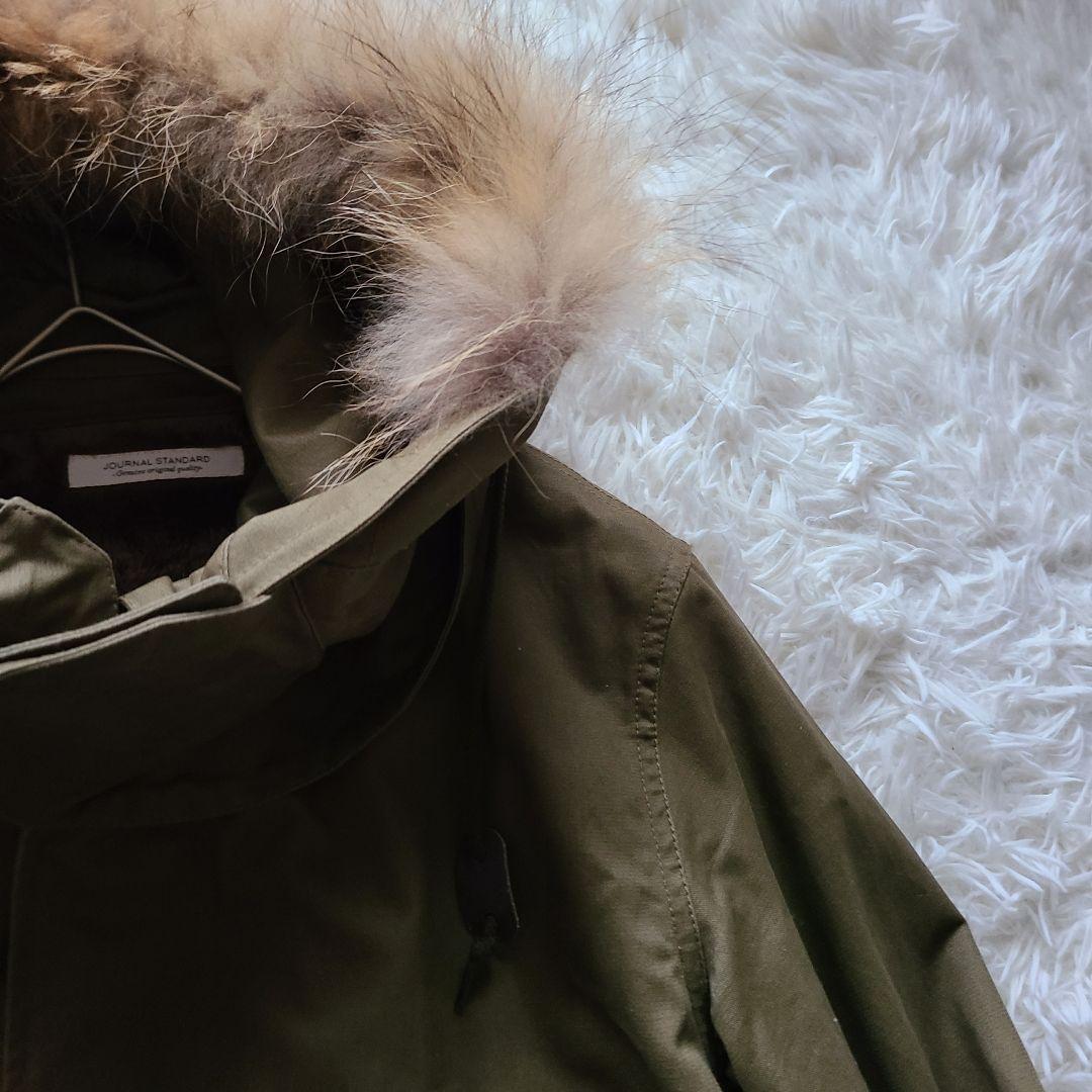 JOURNAL STANDARD ライナー付 モッズコート ファー ロング M