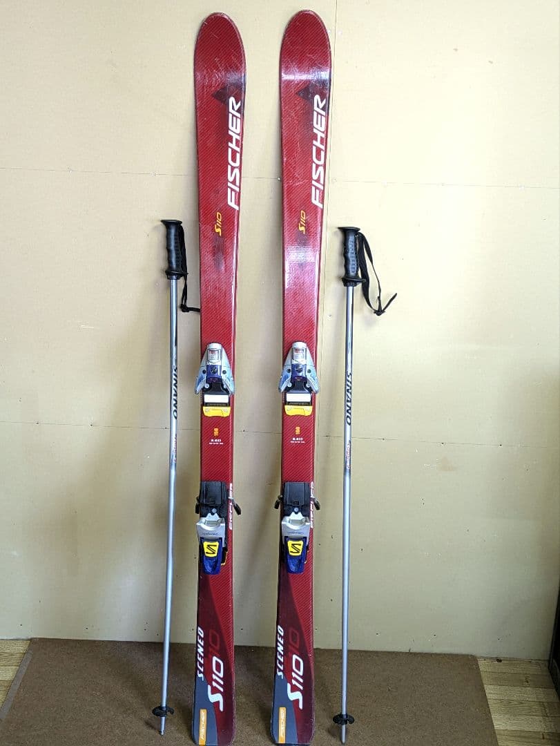 Fischer S110 160サイズ スキー杖 ストック ポール セット