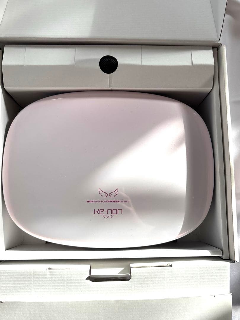 KE-NON 脱毛器 Ver7.2 パールホワイト カートリッジ2個付き