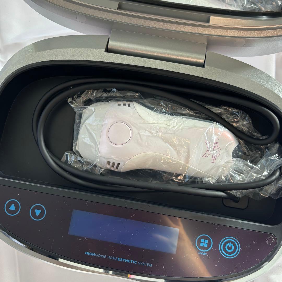 KE-NON 脱毛器 Ver7.2 パールホワイト カートリッジ2個付き