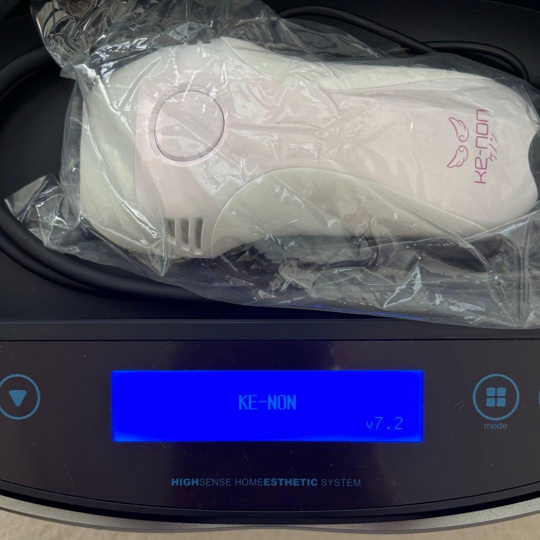 KE-NON 脱毛器 Ver7.2 パールホワイト カートリッジ2個付き