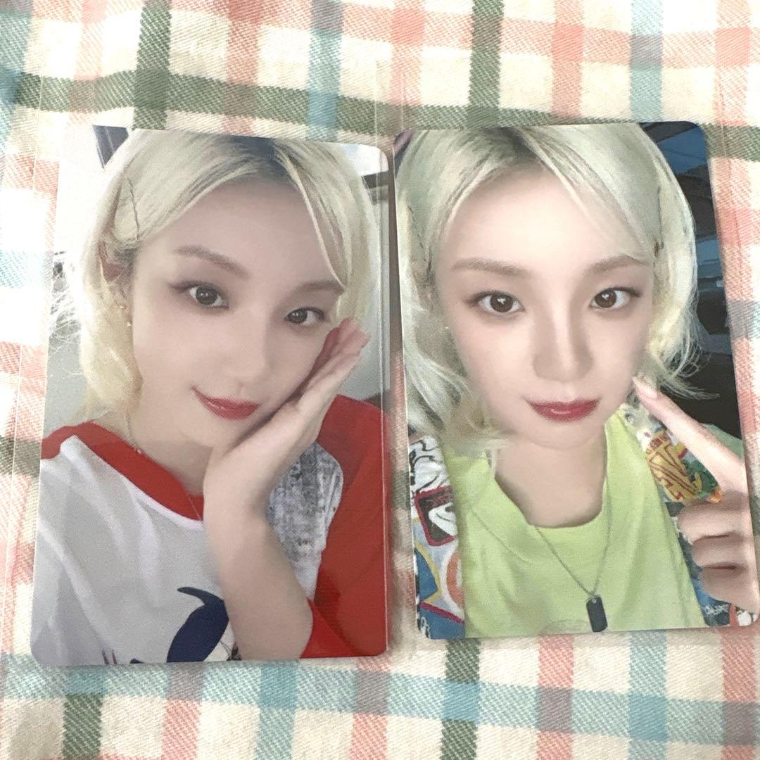 idle gidle　EC限定　ウギYUQI トレカ　7000円購入特典　二枚