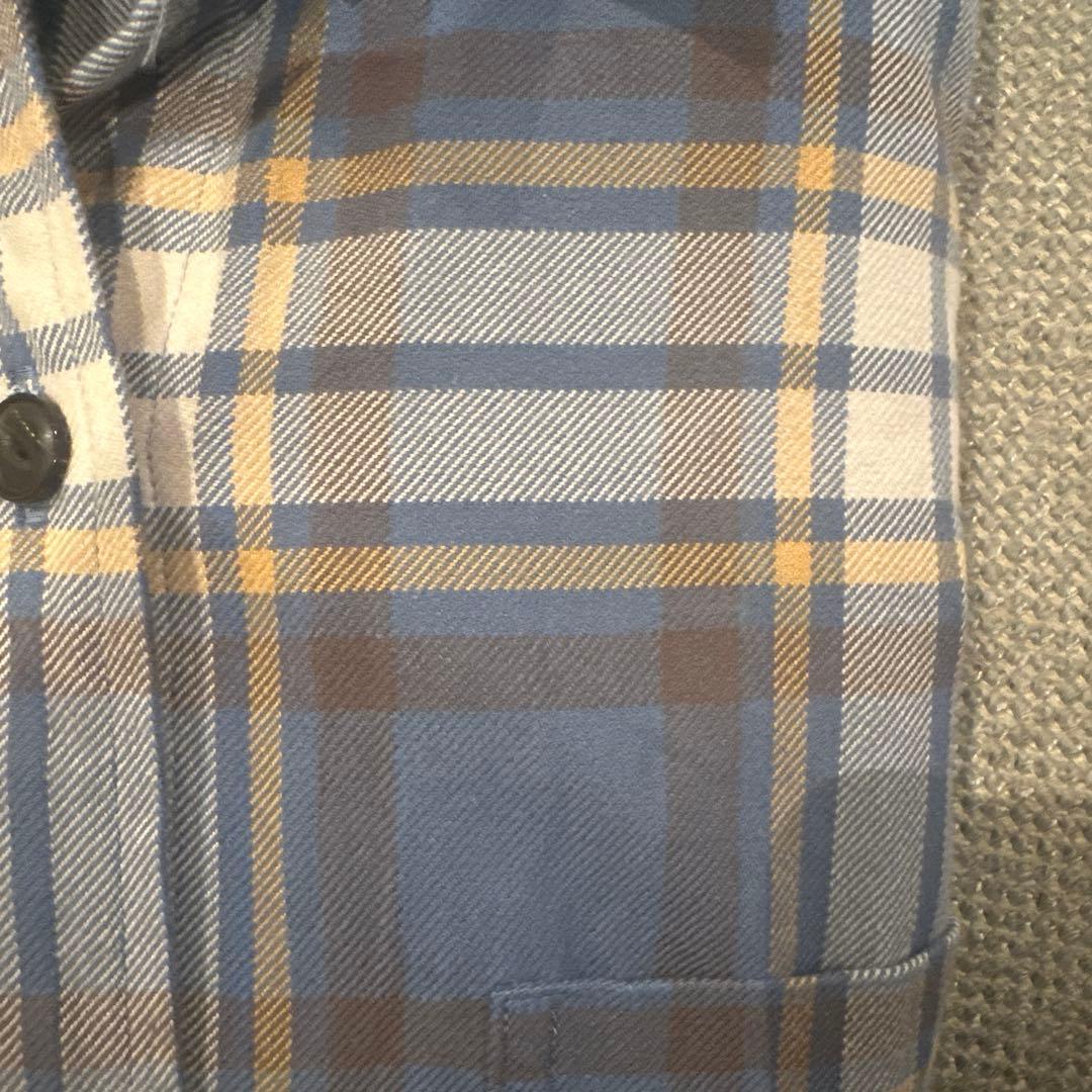 Deuxieme Classe チェックネルシャツ　サックスブルー