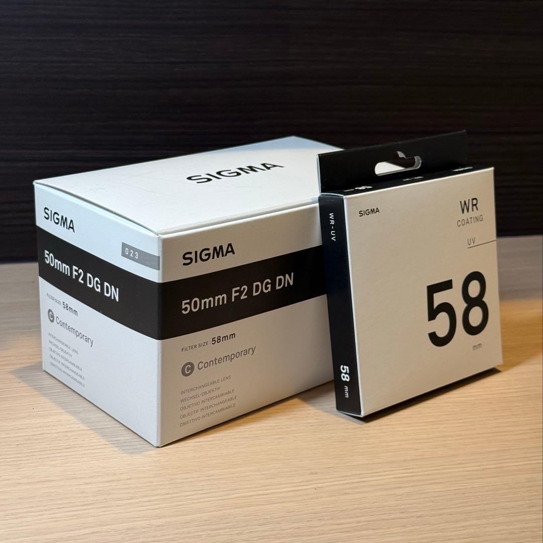 【新品未使用】SIGMA 50mm F2 DG DN - Lマウント（おまけ付）