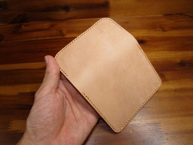 ケース 栃木レザー ナチュラル 生成り コンパクト 小銭入れ ミニ財布 革