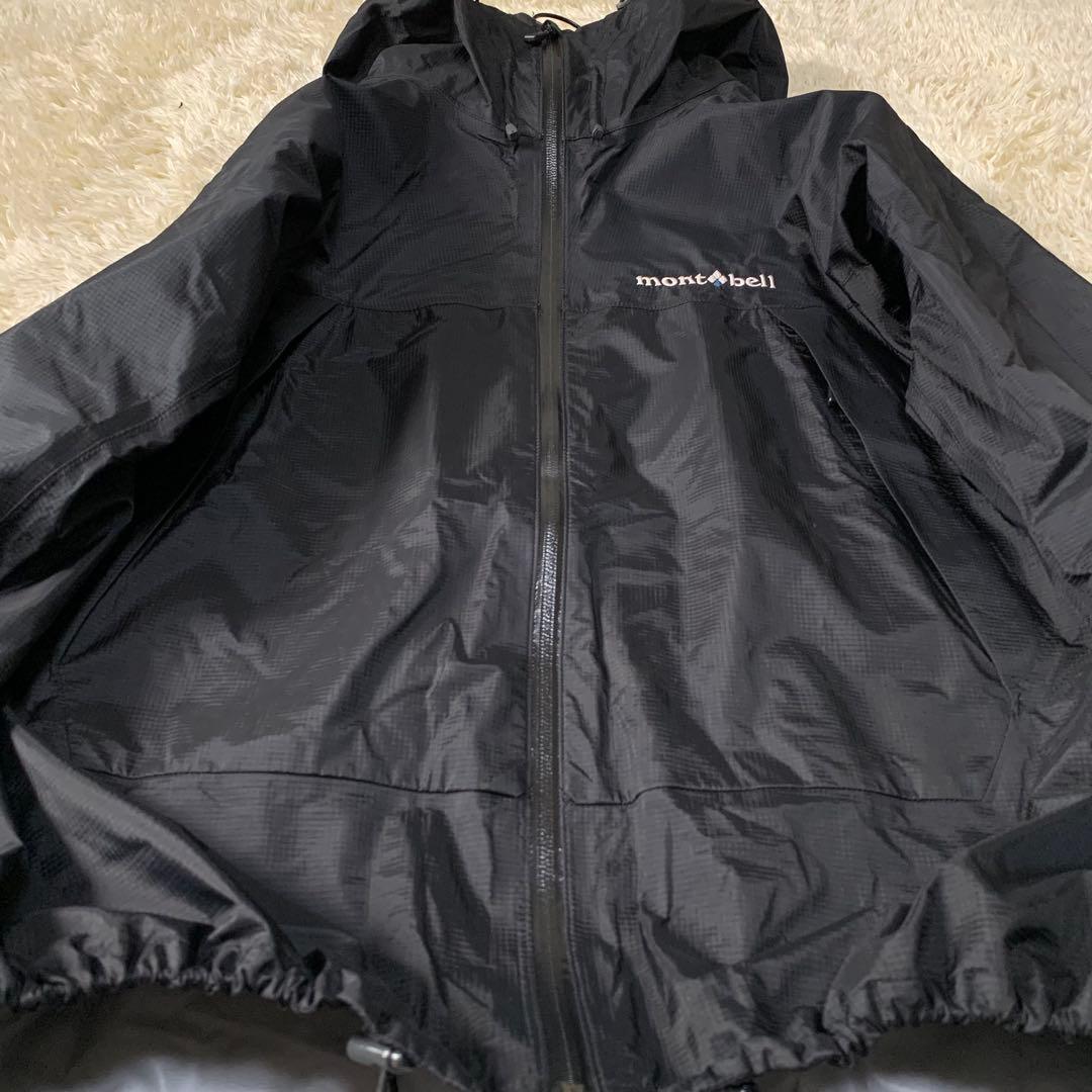 未使用級 mont-bell サンダーパス ジャケット M 黒 y2k 短丈