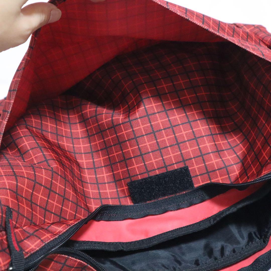 y2k テックONELLオニールチェック　メッセンジャーバック　ワンショルダー