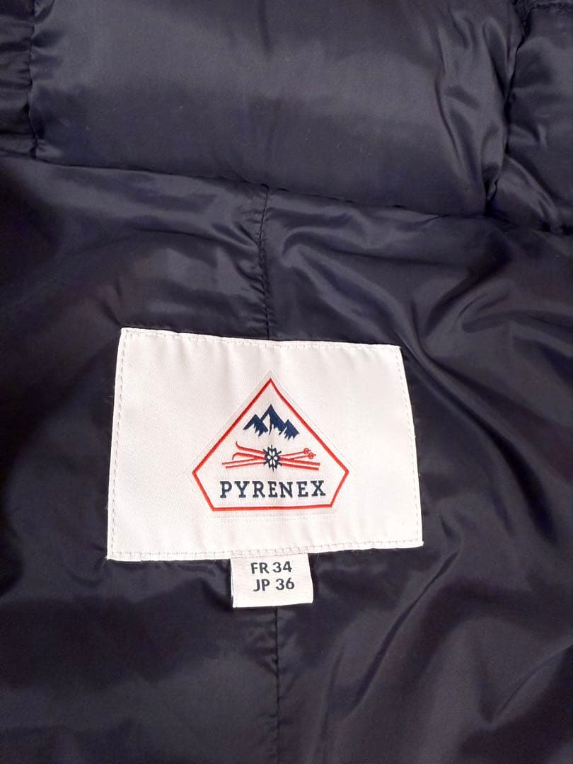 【美品】PYRENEX GRENOBLE 36(JP)34(FR) ネイビー