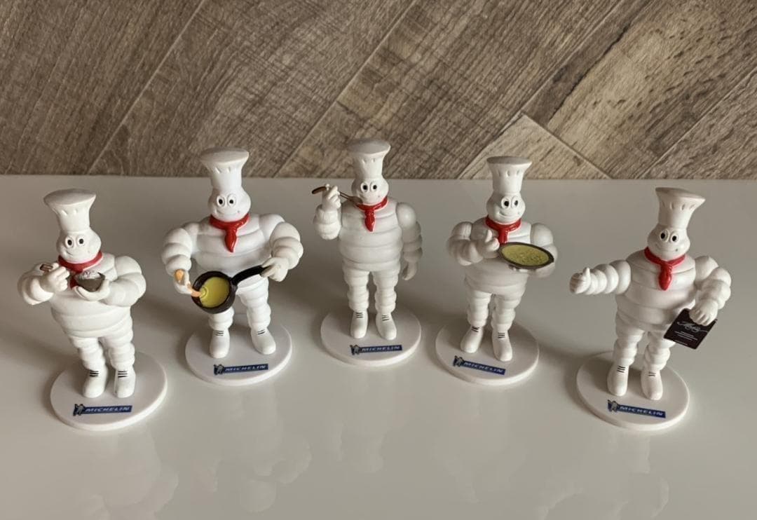 デッドストック品 ミシュラン ビバンダム ミシュランガイド 5体セット入手困難