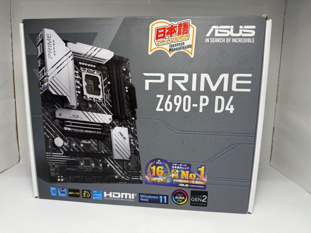 ASUS PRIME Z690-P D4 自作PCパーツ　マザーボード ddr4