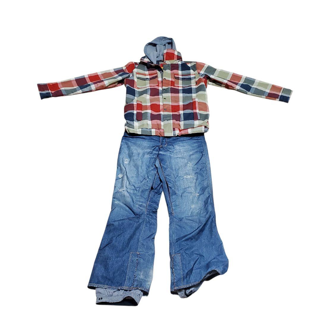 ​【高機能】BURTON スノーボードウェア上下セット メンズ GORE-TEX